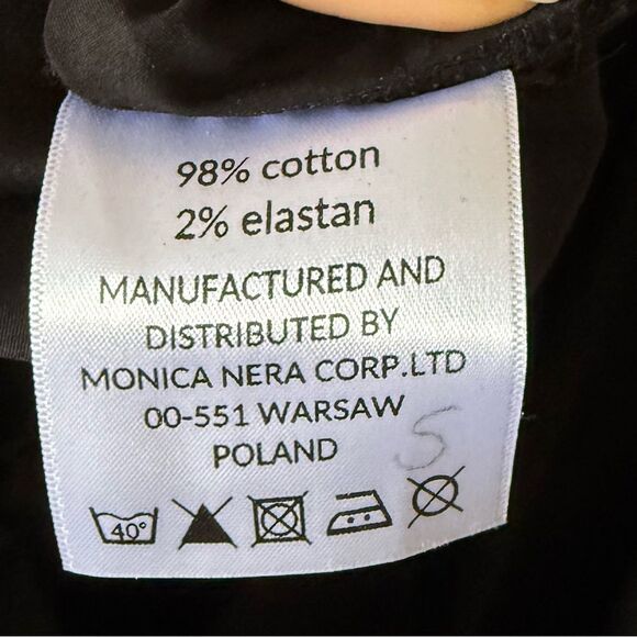 NWT Monica Nera Tessa Mini Black Dress Size S - Picture 7 of 9